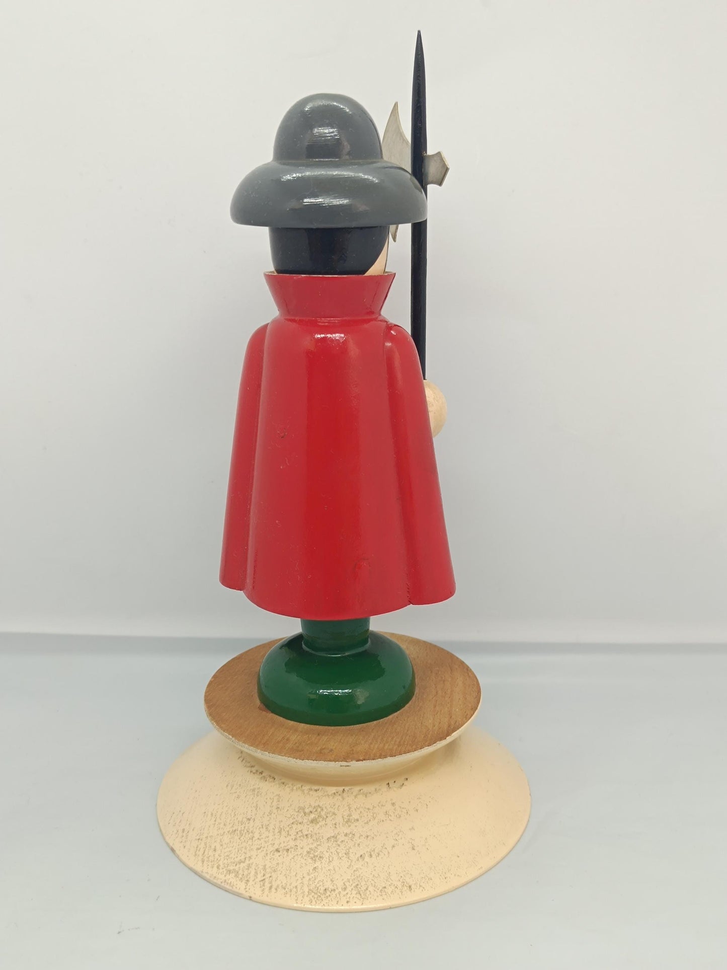Vintage Wooden Night Watchman Incense Smoker 18 cm