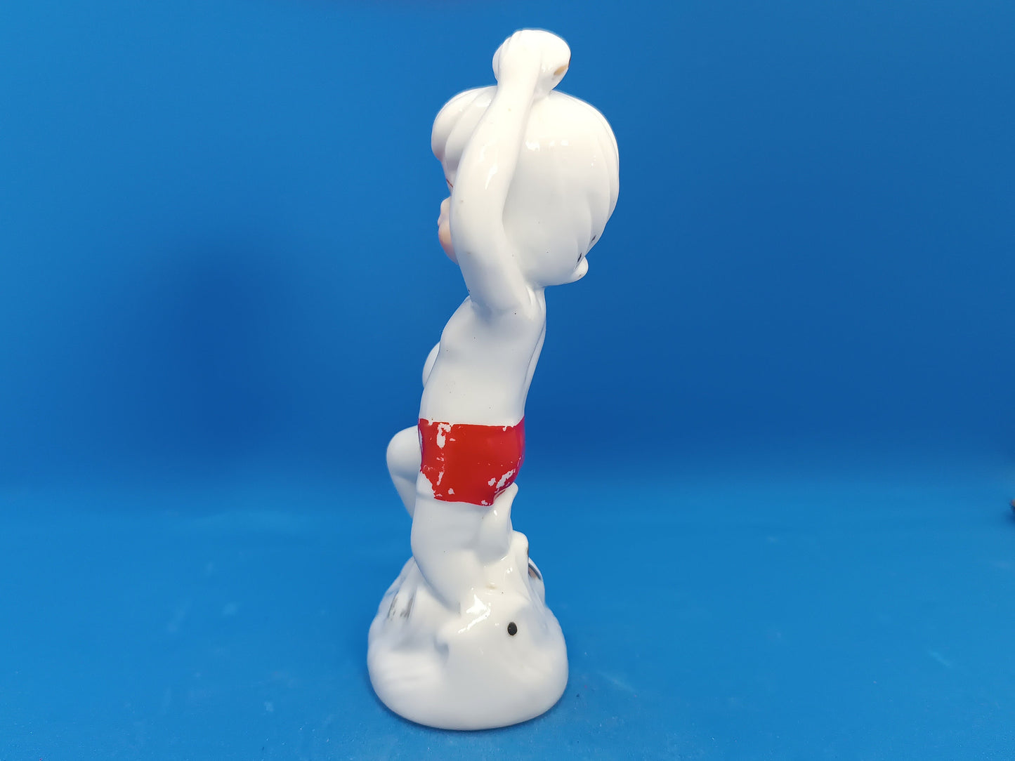 Vintage porcelain Figure Sport Football