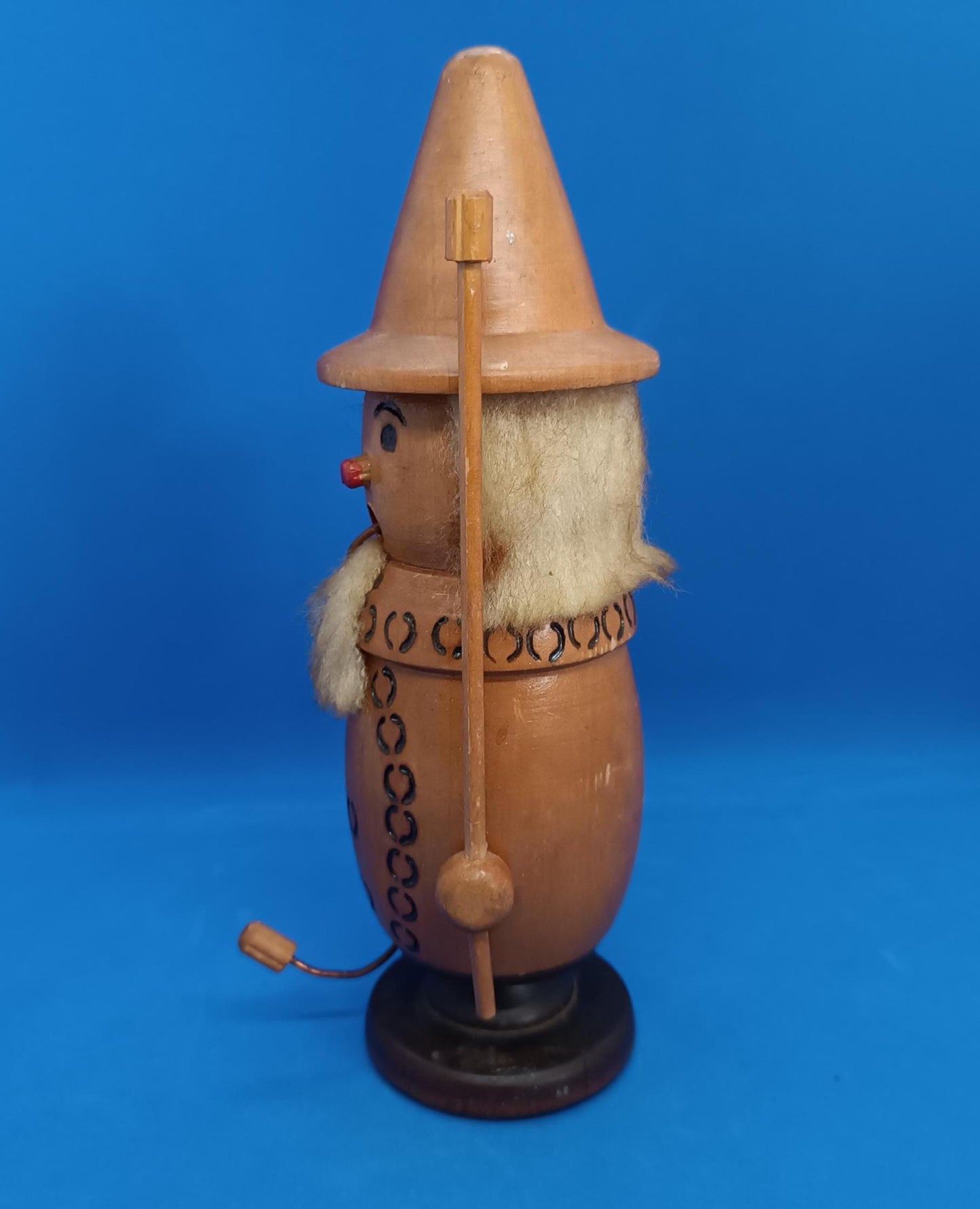 Vintage Wooden Incense Smoker Raucher 8,5"