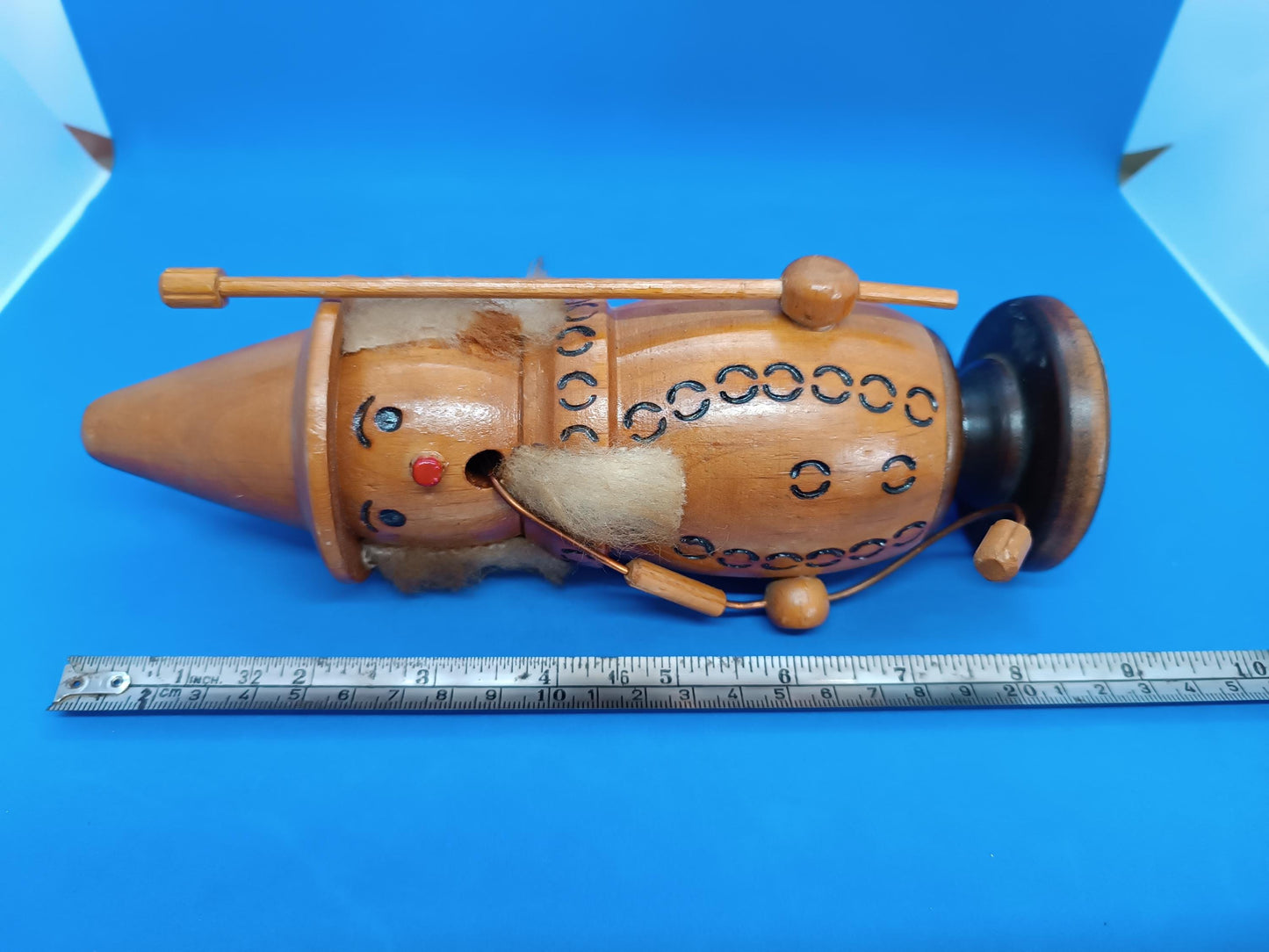 Vintage Wooden Incense Smoker Raucher 8,5"