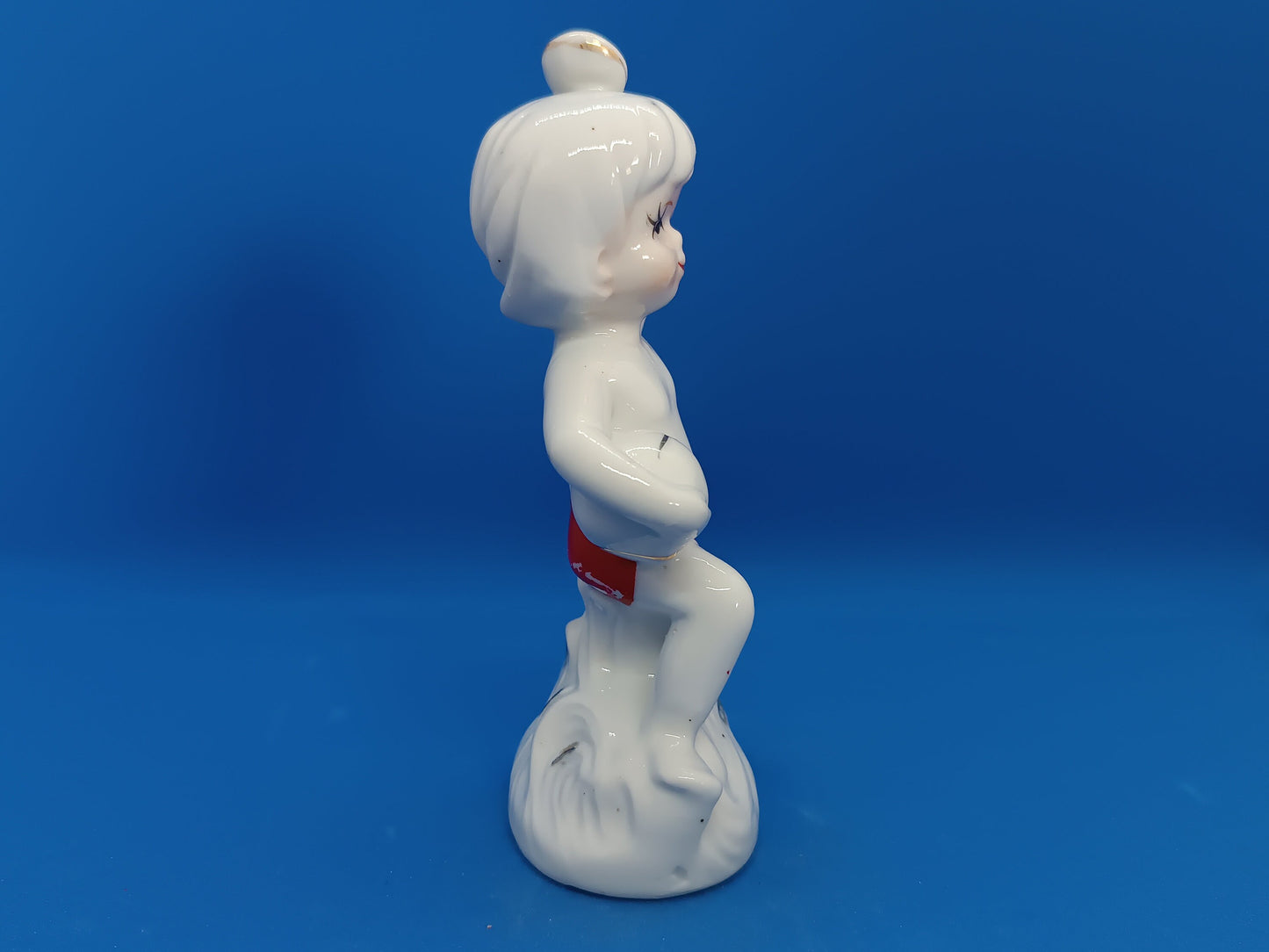 Vintage porcelain Figure Sport Football