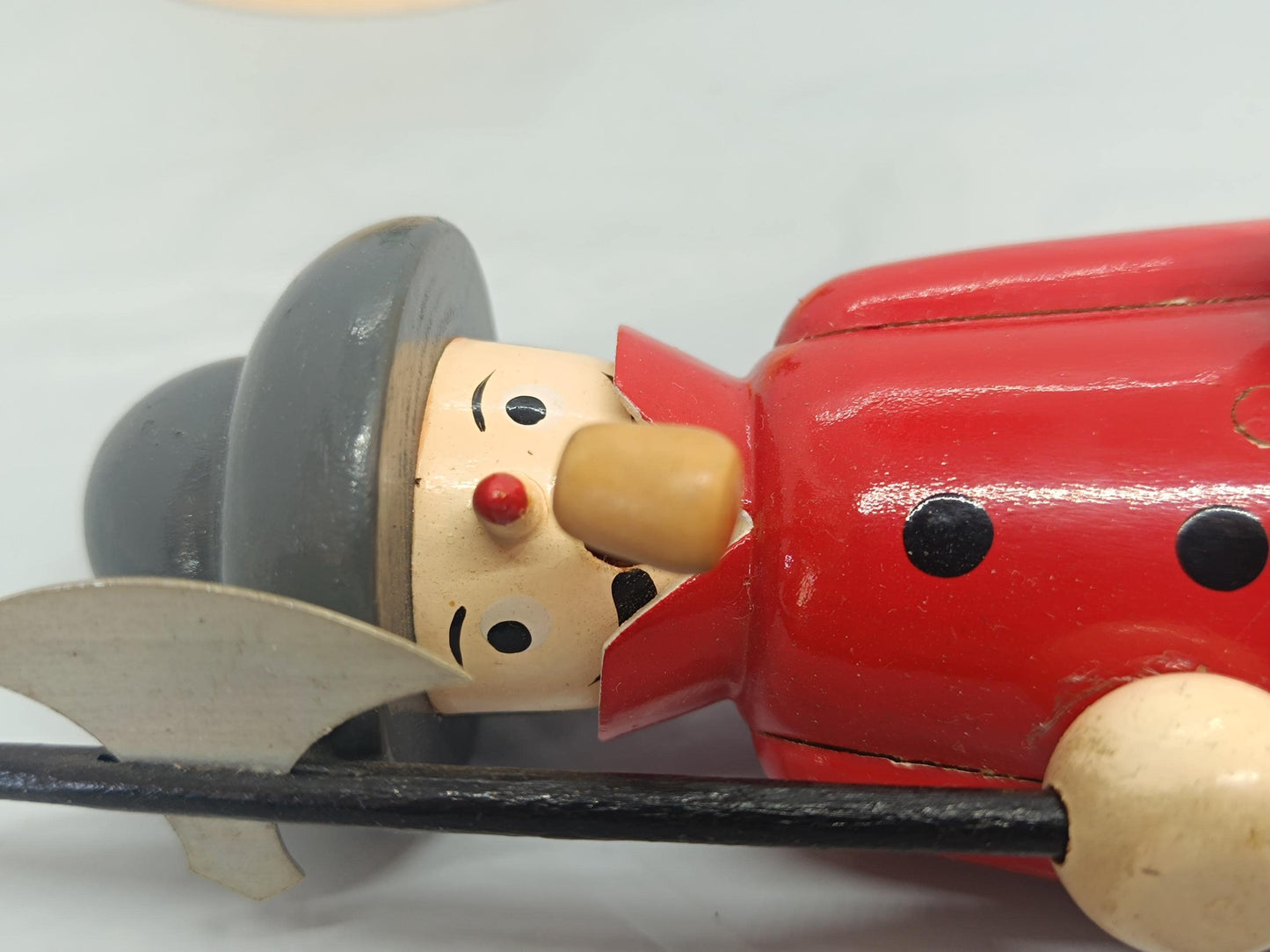 Vintage Wooden Night Watchman Incense Smoker 18 cm