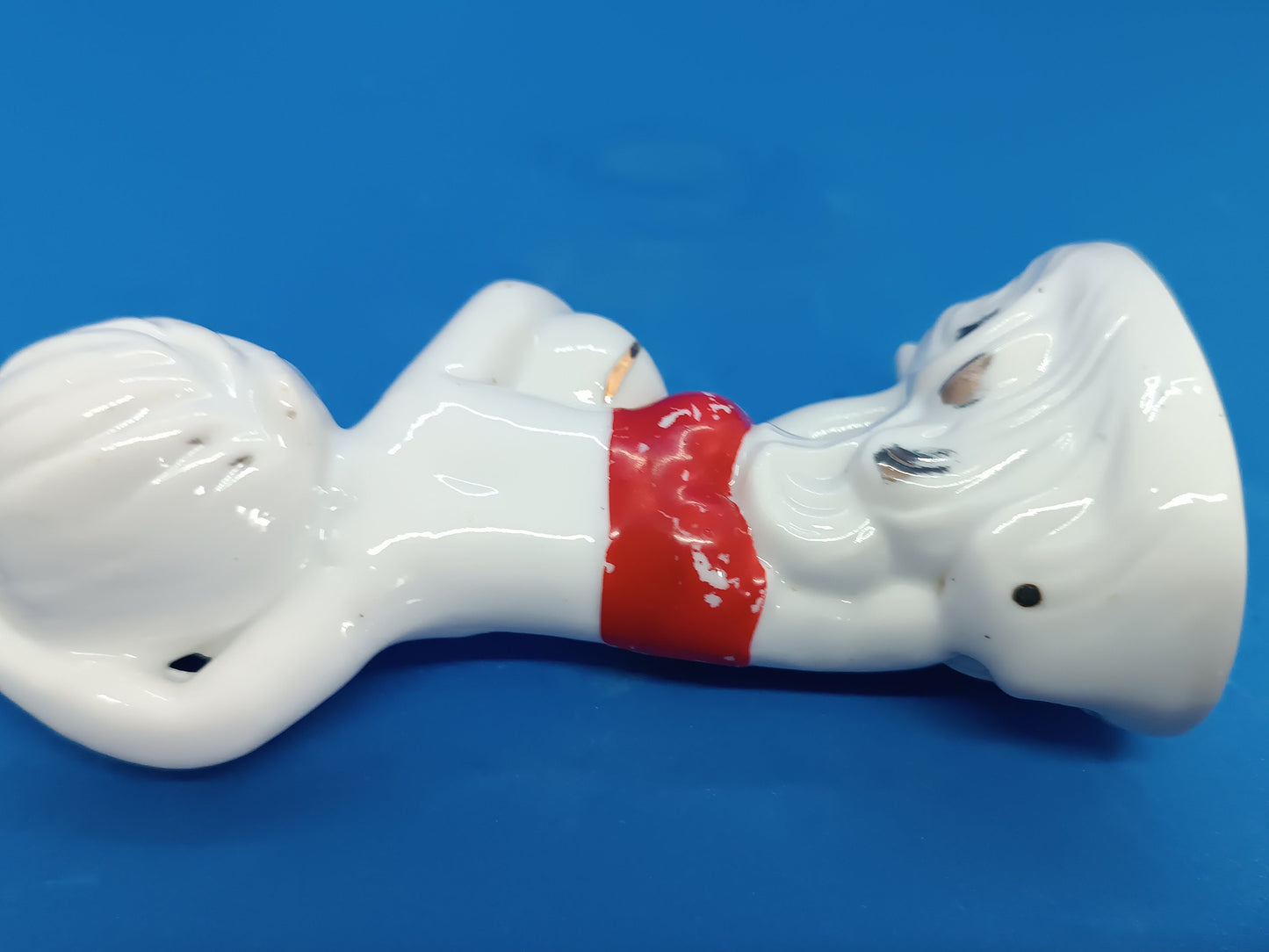 Vintage porcelain Figure Sport Football
