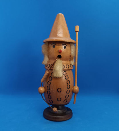 Vintage Wooden Incense Smoker Raucher 8,5"
