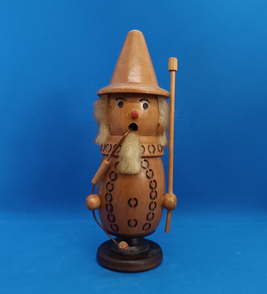 Vintage Wooden Incense Smoker Raucher 8,5"