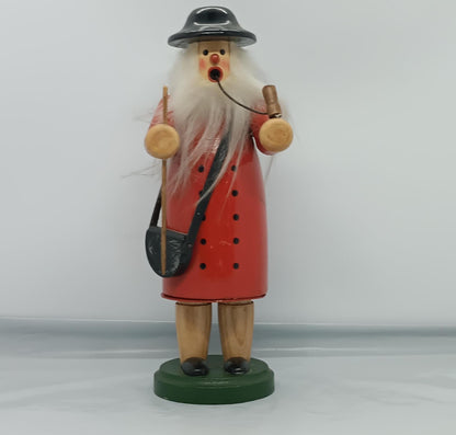 Vintage Wooden Shepherd Smoker Raucher 23 cm