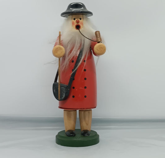 Vintage Wooden Shepherd Smoker Raucher 23 cm