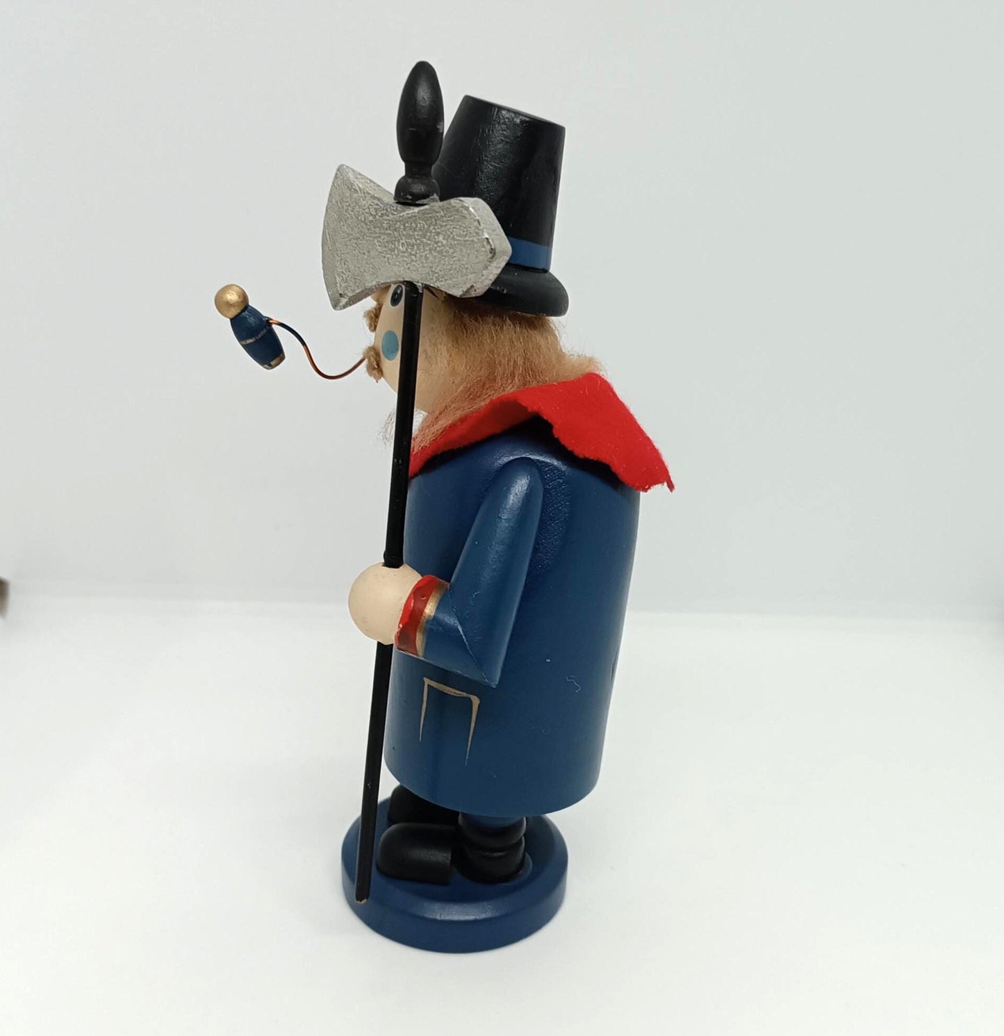 Vintage Wooden Night Watchman Smoker Raucher 8"