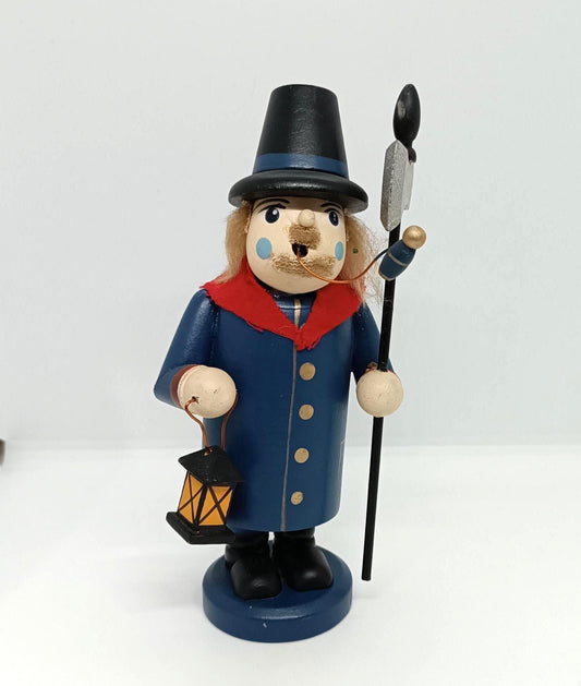 Vintage Wooden Night Watchman Smoker Raucher 8"