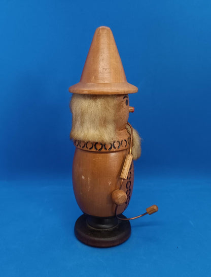 Vintage Wooden Incense Smoker Raucher 8,5"