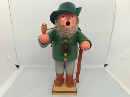 Vintage Wooden Hunter Smoker Raucher 25 cm