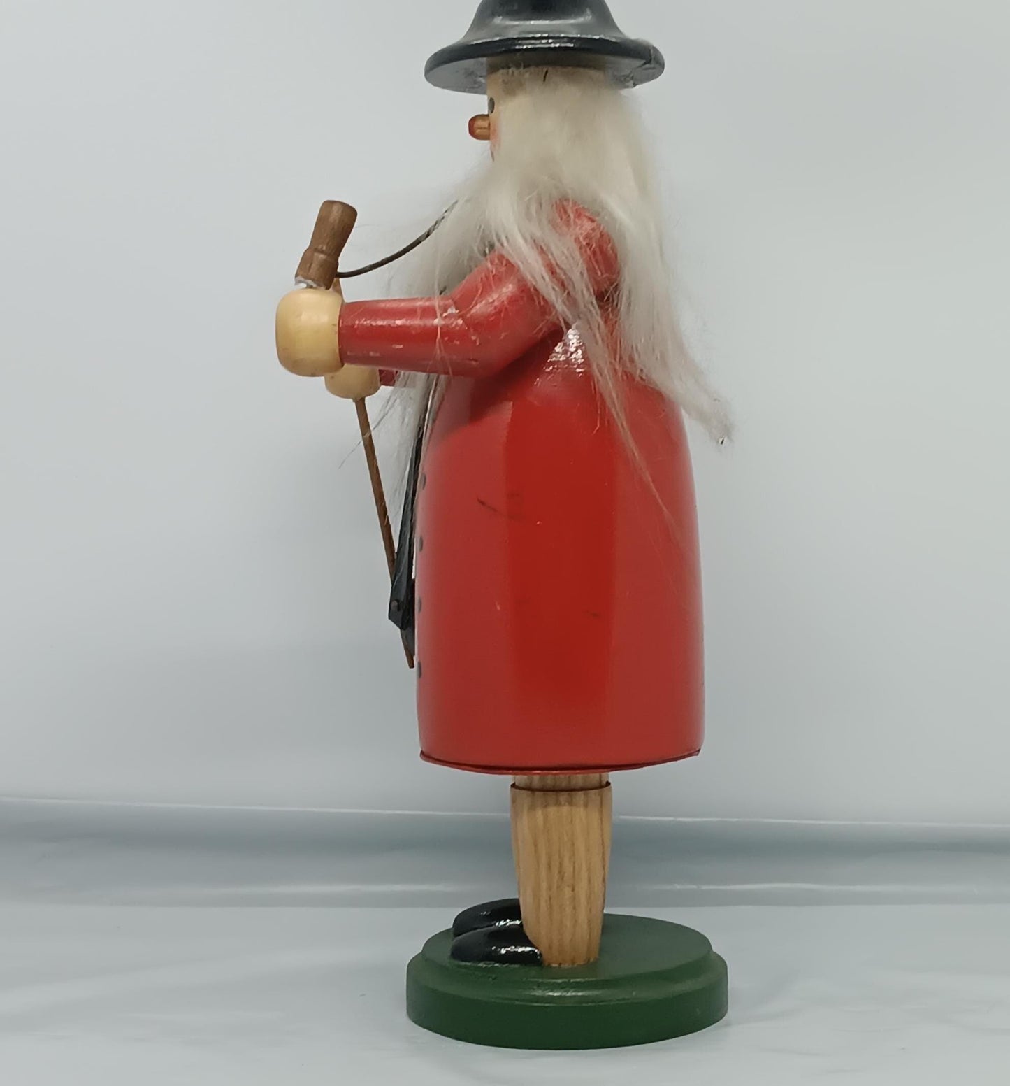 Vintage Wooden Shepherd Smoker Raucher 23 cm