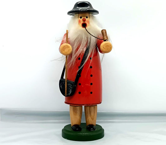 Vintage Wooden Shepherd Smoker Raucher 23 cm