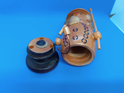 Vintage Wooden Incense Smoker Raucher 8,5"